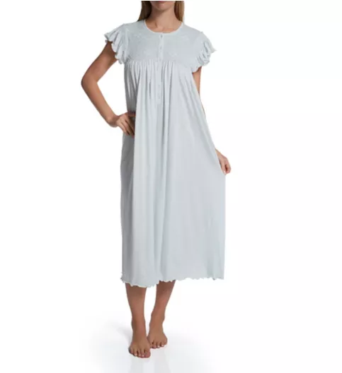 P-Jamas Daisy Smocked Cap Sleeve Nightgown Daisy