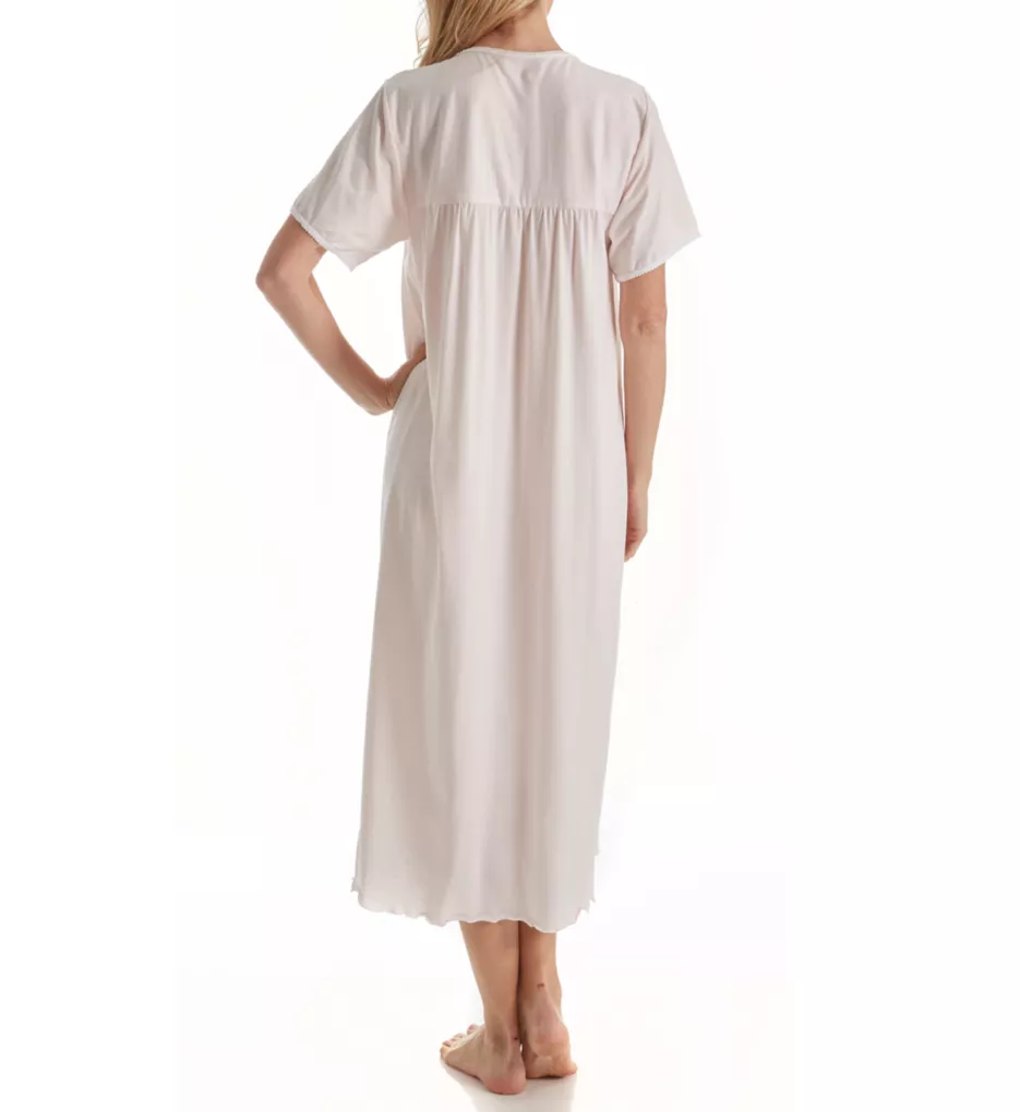 P-Jamas Ines Smocked Short Sleeve Nightgown Ines - Image 2