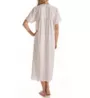 P-Jamas Ines Smocked Short Sleeve Nightgown Ines - Image 2