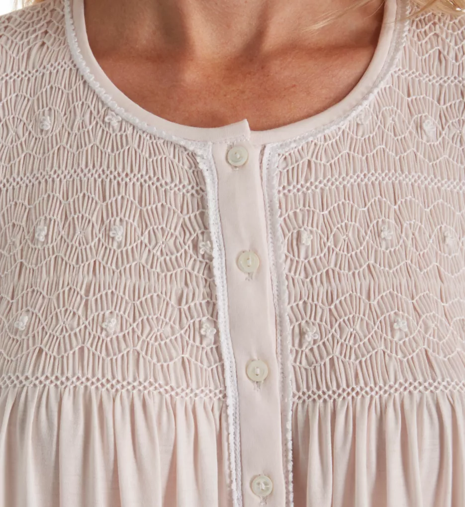 P-Jamas Ines Smocked Short Sleeve Nightgown Ines - Image 3