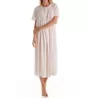 P-Jamas Ines Smocked Short Sleeve Nightgown Ines - Image 1