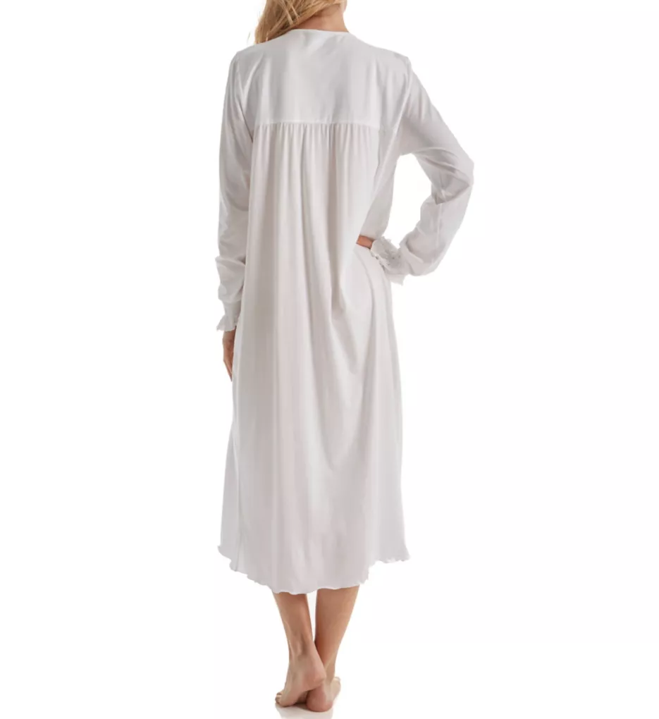 P-Jamas Isabel Smocked Long Sleeve Nightgown Isabel - Image 2