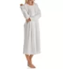 P-Jamas Isabel Smocked Long Sleeve Nightgown Isabel