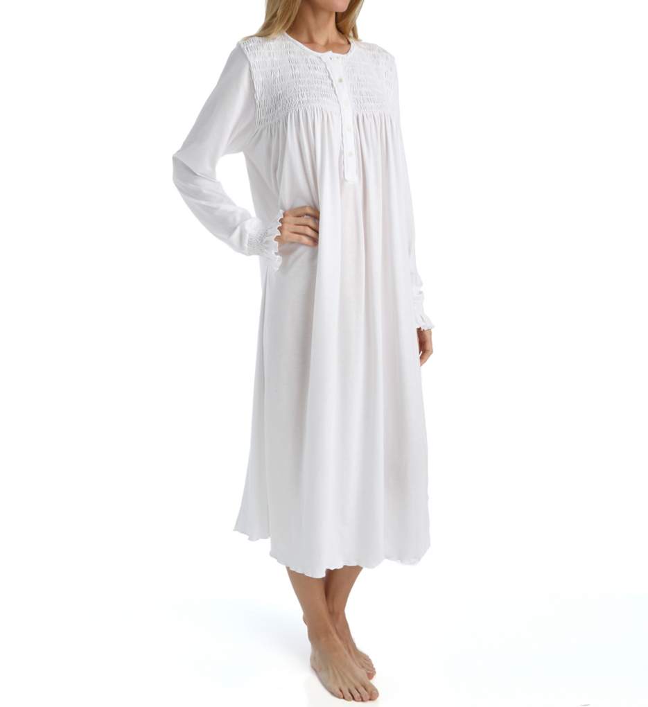 P-Jamas Isabel Smocked Long Sleeve Nightgown Isabel - P-Jamas Sleepwear