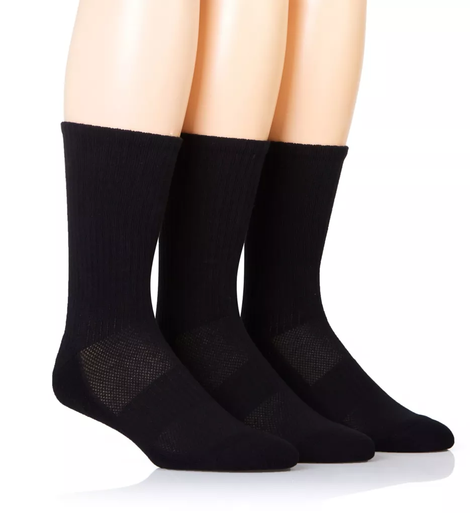 Black Out White Out Crew Sock - 3 Pack BLK O/S