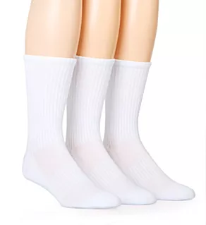Black Out White Out Crew Sock - 3 Pack WHT O/S