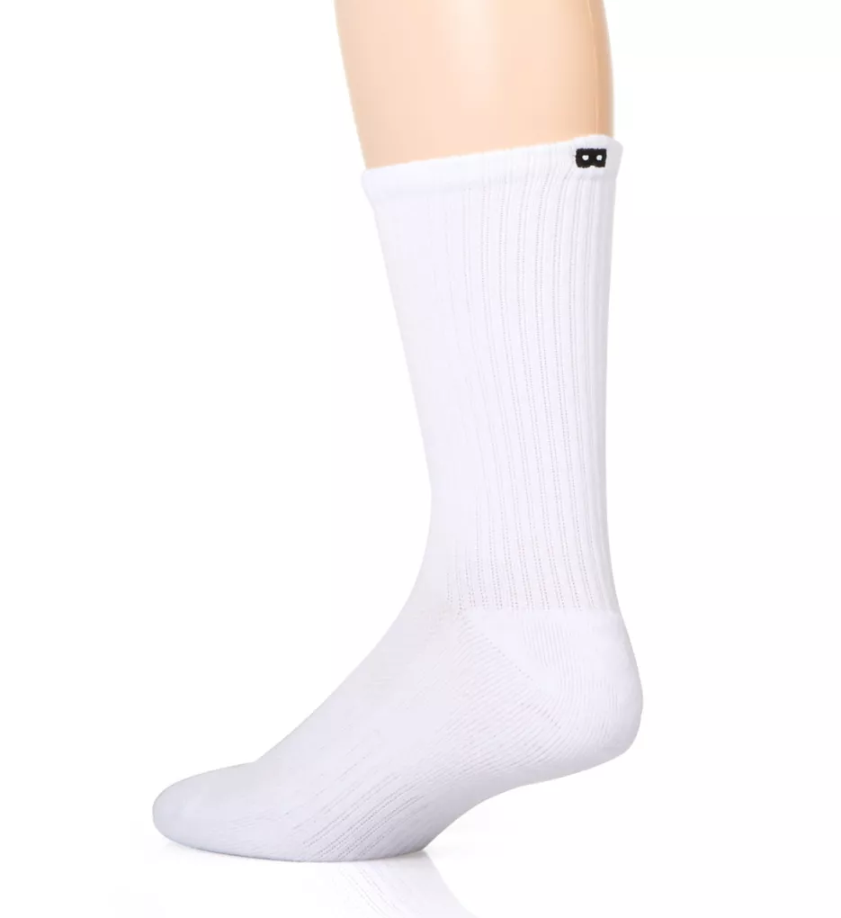 Black Out White Out Crew Sock - 3 Pack WHT O/S