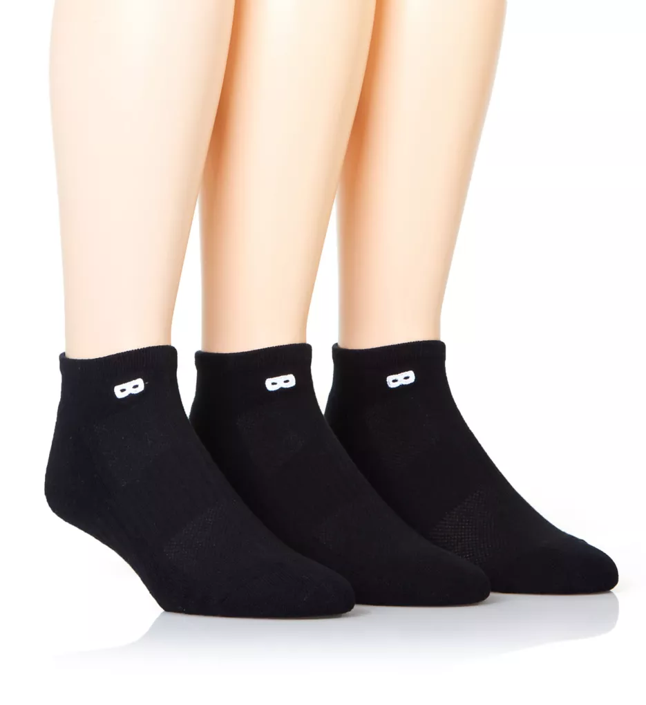 Black Out White Out Low Cut Sock - 3 Pack BLK O/S