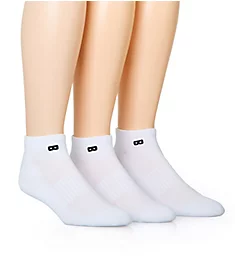 Black Out White Out Low Cut Sock - 3 Pack WHT O/S