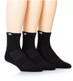 Black Out White Out Ankle Sock - 3 Pack BLK O/S