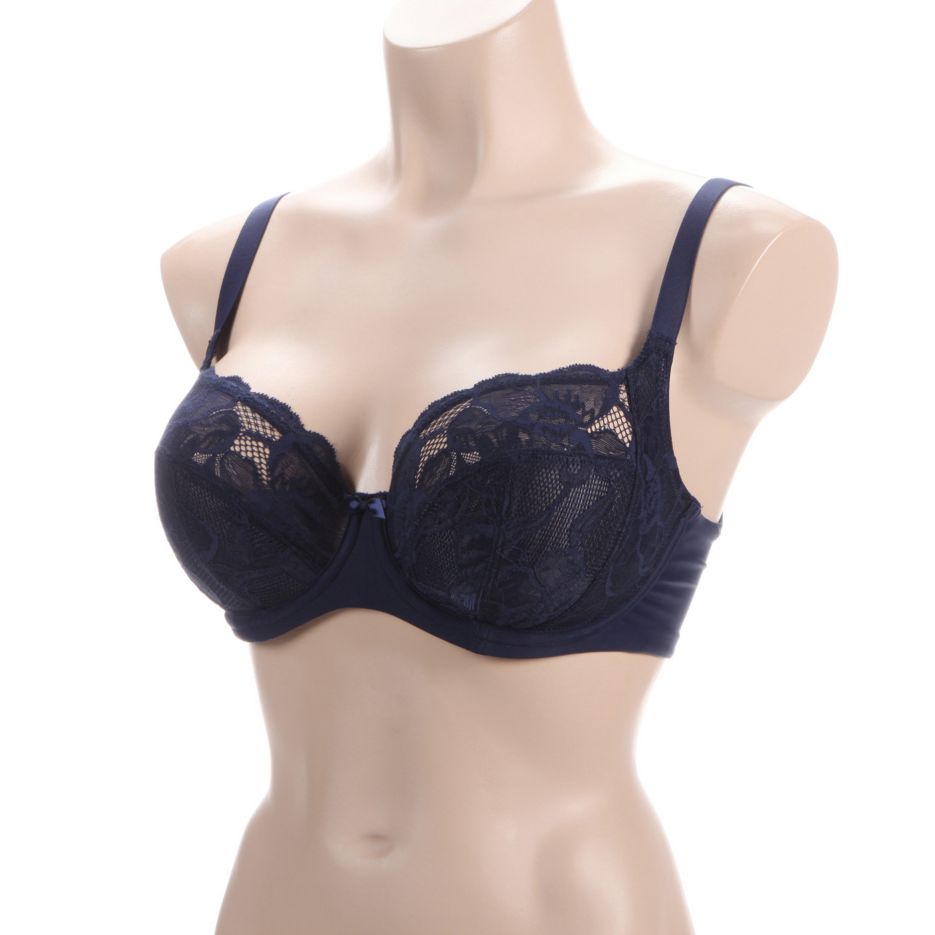 Panache Women's Rocha Low Front Balconnet Bra, Stone Blue, 28F at   Women's Clothing store