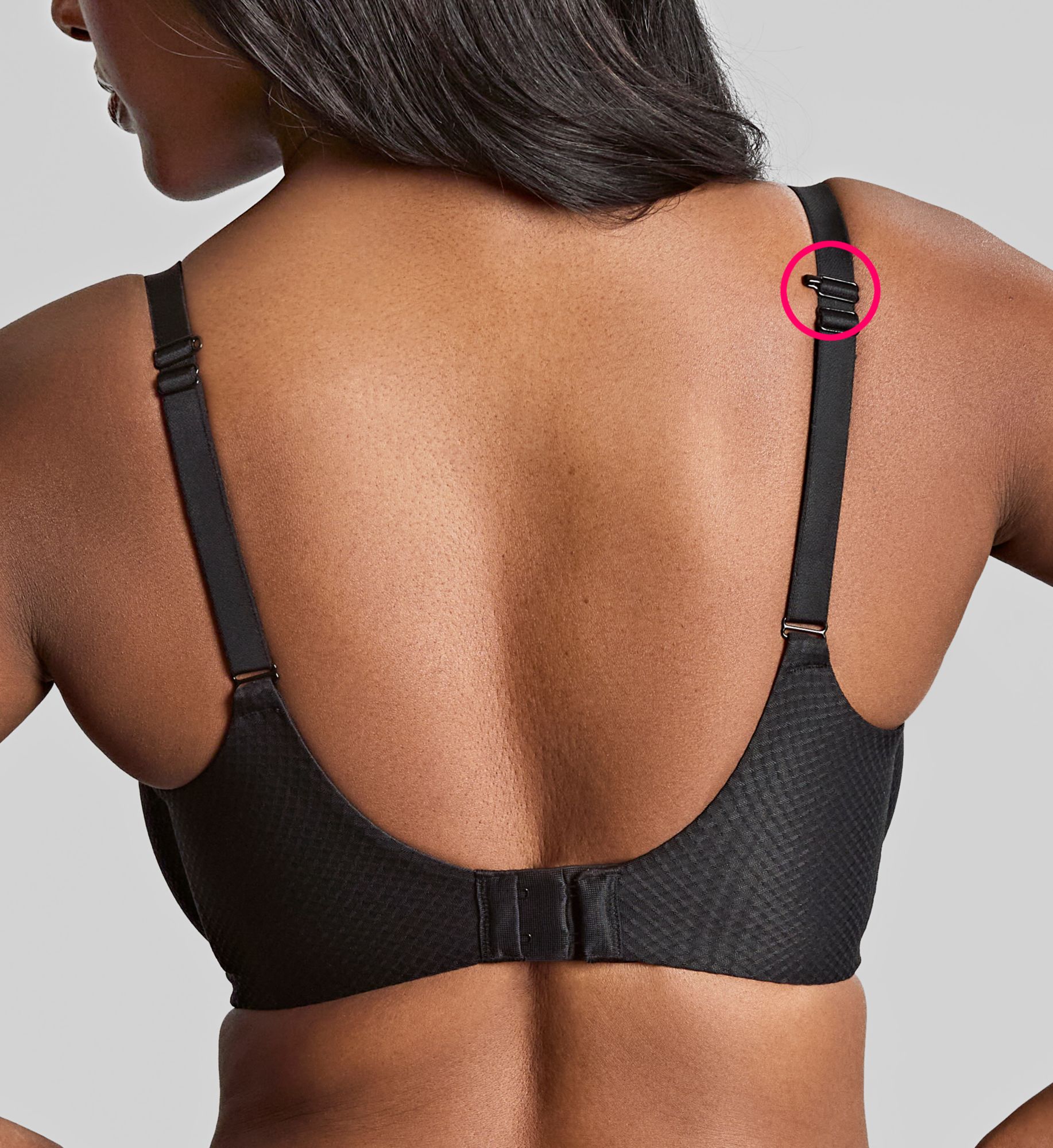 Panache Serene Full Cup Underwire Bra Black 28H  - Image 2