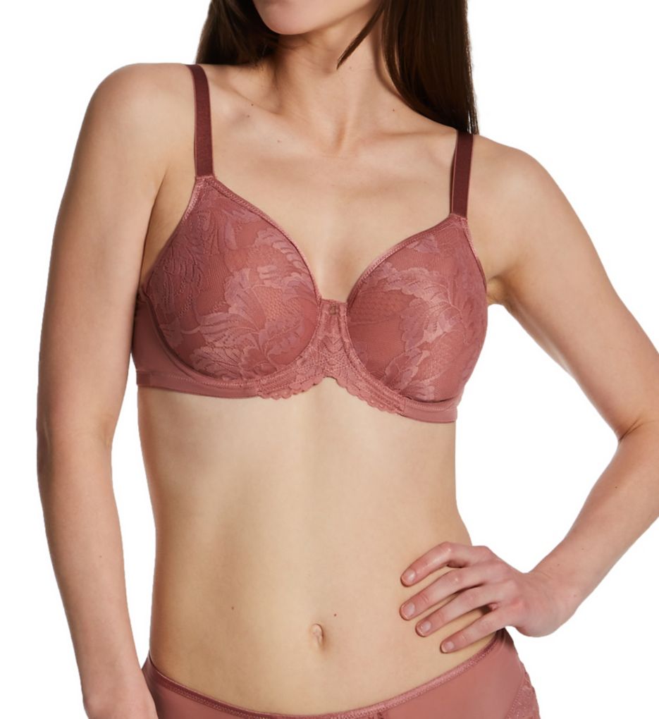 Buy A-GG Boudoir Collection Brown Satin Underwired Padded Bra 36G, Bras