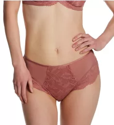 Radiance Deep Brief Panty Ash Rose M