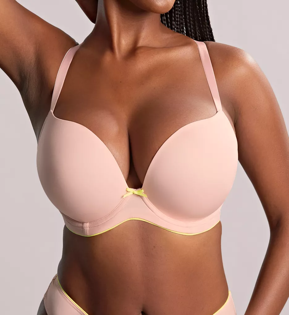 Faith Molded Plunge Bra Soft Pink 28E