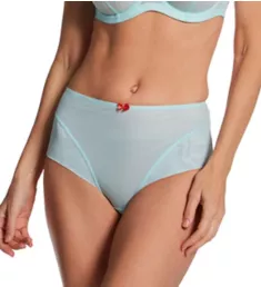 Tango Essence Deep Brief Panty Aqua/Coral L