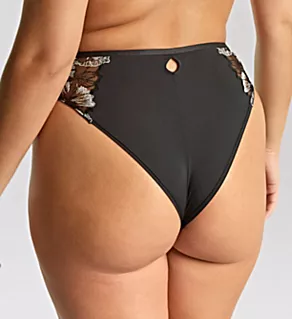 Marlene High Waist Brazilian Panty Black XS