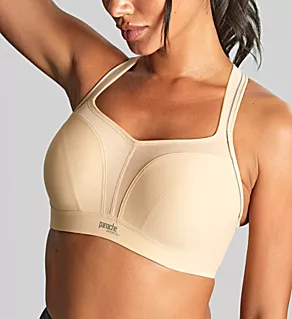 Full-Busted Underwire Sports Bra Latte 30FF