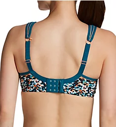 Full-Busted Underwire Sports Bra Abstract Animal 40GG