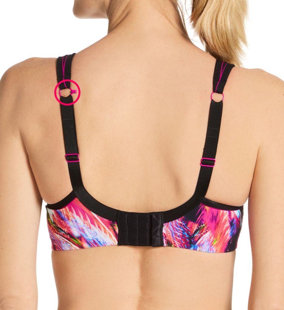 Panache Full-Busted Underwire Sports Bra Galaxy Print 28DD  - Image 2