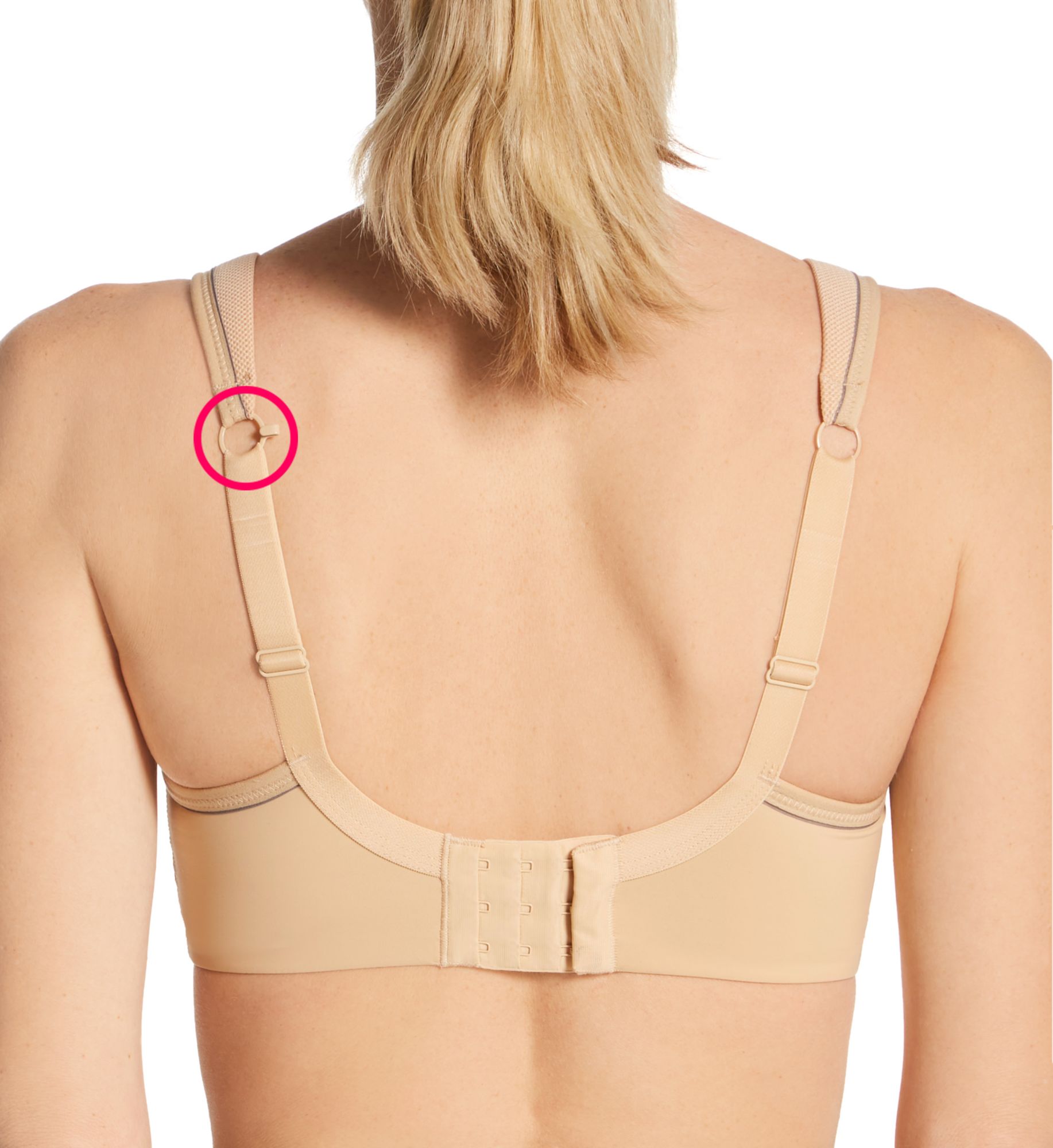 Panache Full-Busted Underwire Sports Bra Latte 28DD  - Image 2