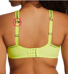 Full-Busted Underwire Sports Bra Lime Zest 28DD