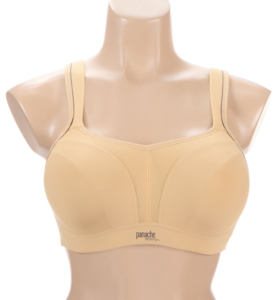 Panache Full-Busted Underwire Sports Bra Latte 28DD  - Image 1