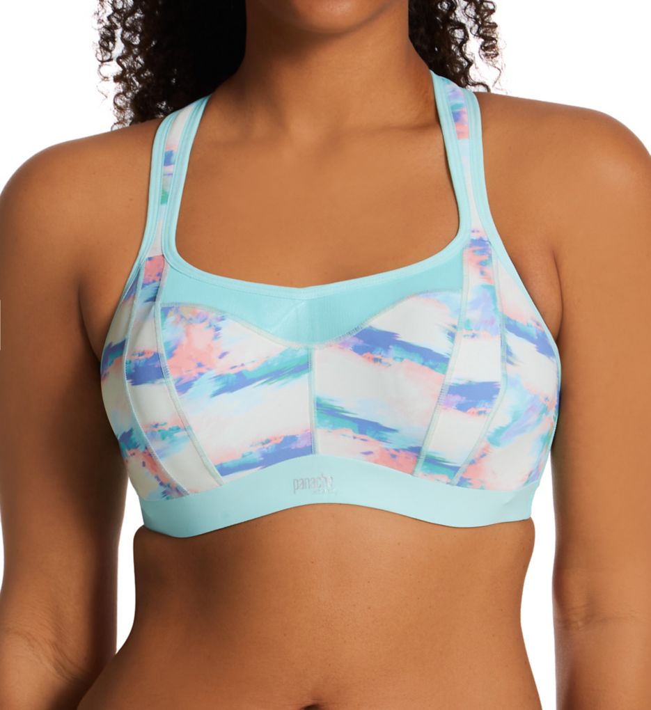 Panache 5021 Full-busted Underwire Sports Bra 38 FF Grey 38ff for sale  online