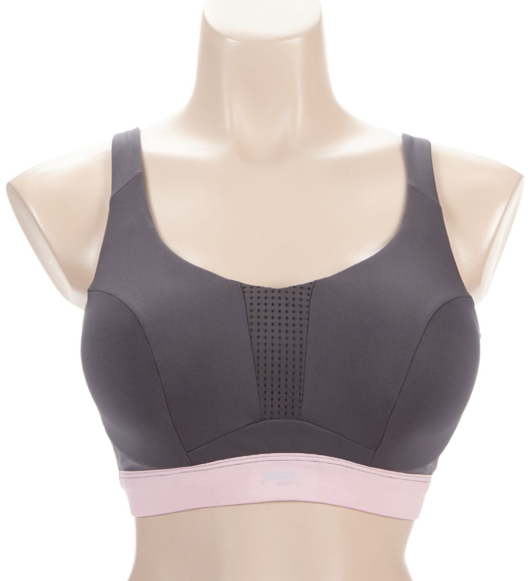 Panache Ultra Perform Non Padded Sports Bra Charcoal 36C  - Image 1