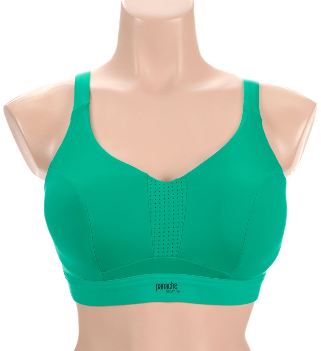 Panache Ultra Perform Non Padded Sports Bra Green 40FF  - Image 1