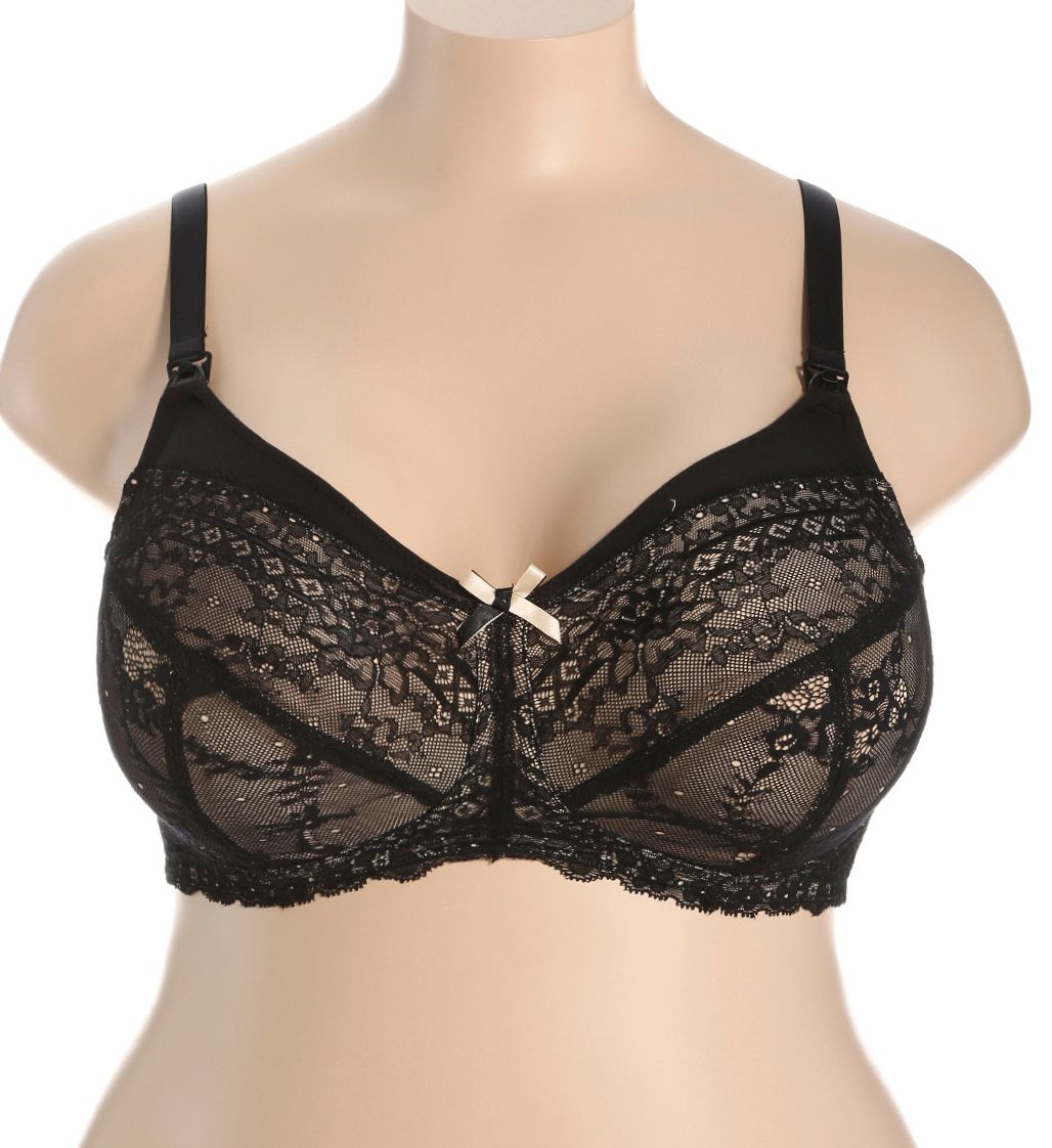 Panache Sophie Nursing Bra Black/Chai 30D  - Image 1