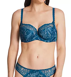 Jasmine Balconnet Underwire Bra Botanical Teal 28HH