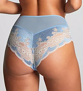 Clara Deep Brief Panty Dusky Blue XS