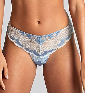 Clara Thong Panty Dusky Blue XS
