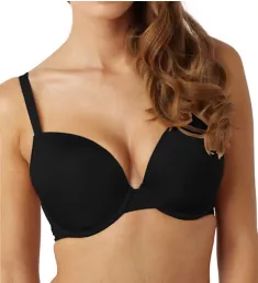 Porcelain Elan Plunge T-Shirt Bra Black 30GG