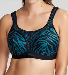 Wireless Sports Bra Zebra Print 28E