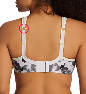 Wireless Sports Bra Grey Animal 28J