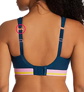 Wireless Sports Bra Retro Navy 28HH