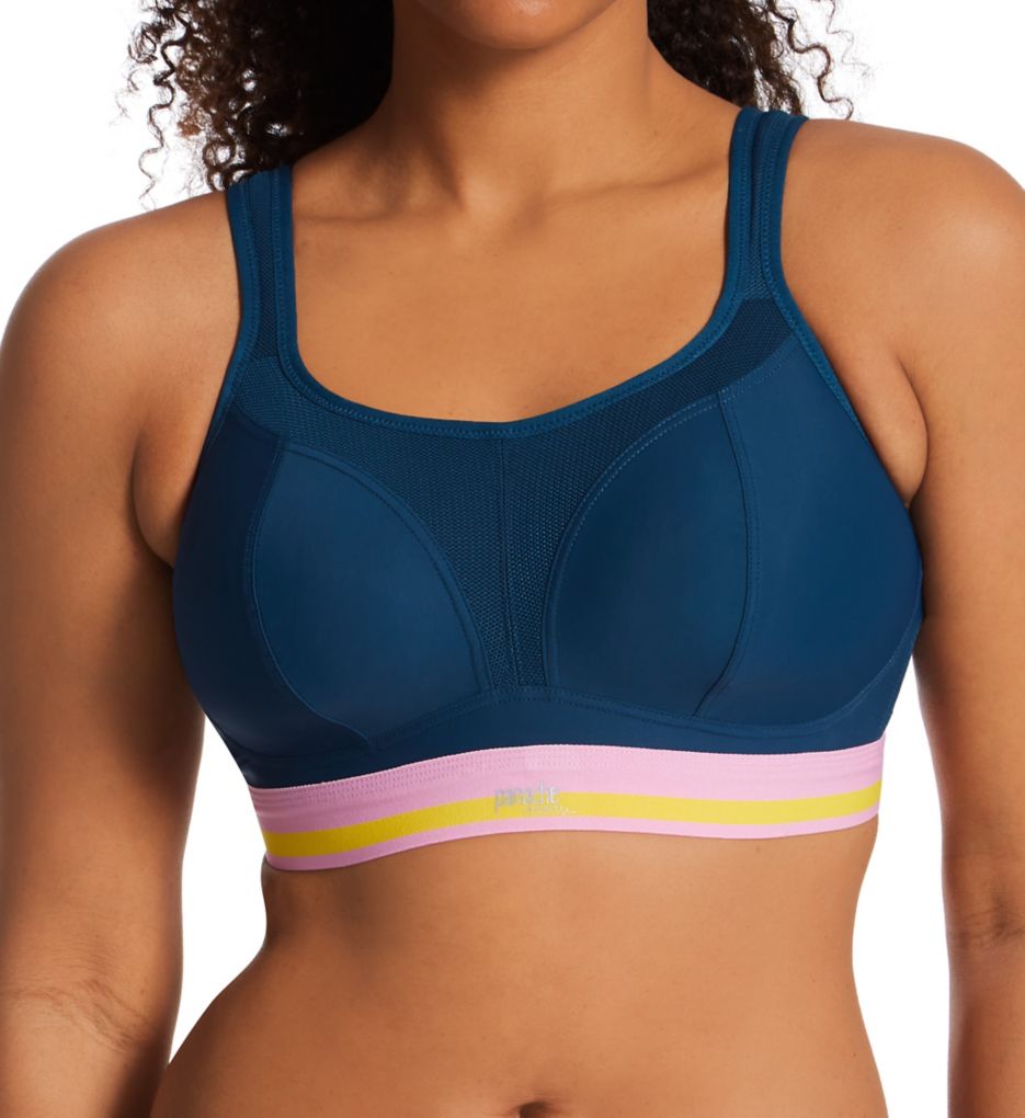 Panache 5021 Full-busted Underwire Sports Bra 36 F Black 36f for