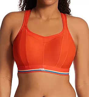 Racerback Wireless Sports Bra Sunrise Orange 28DD