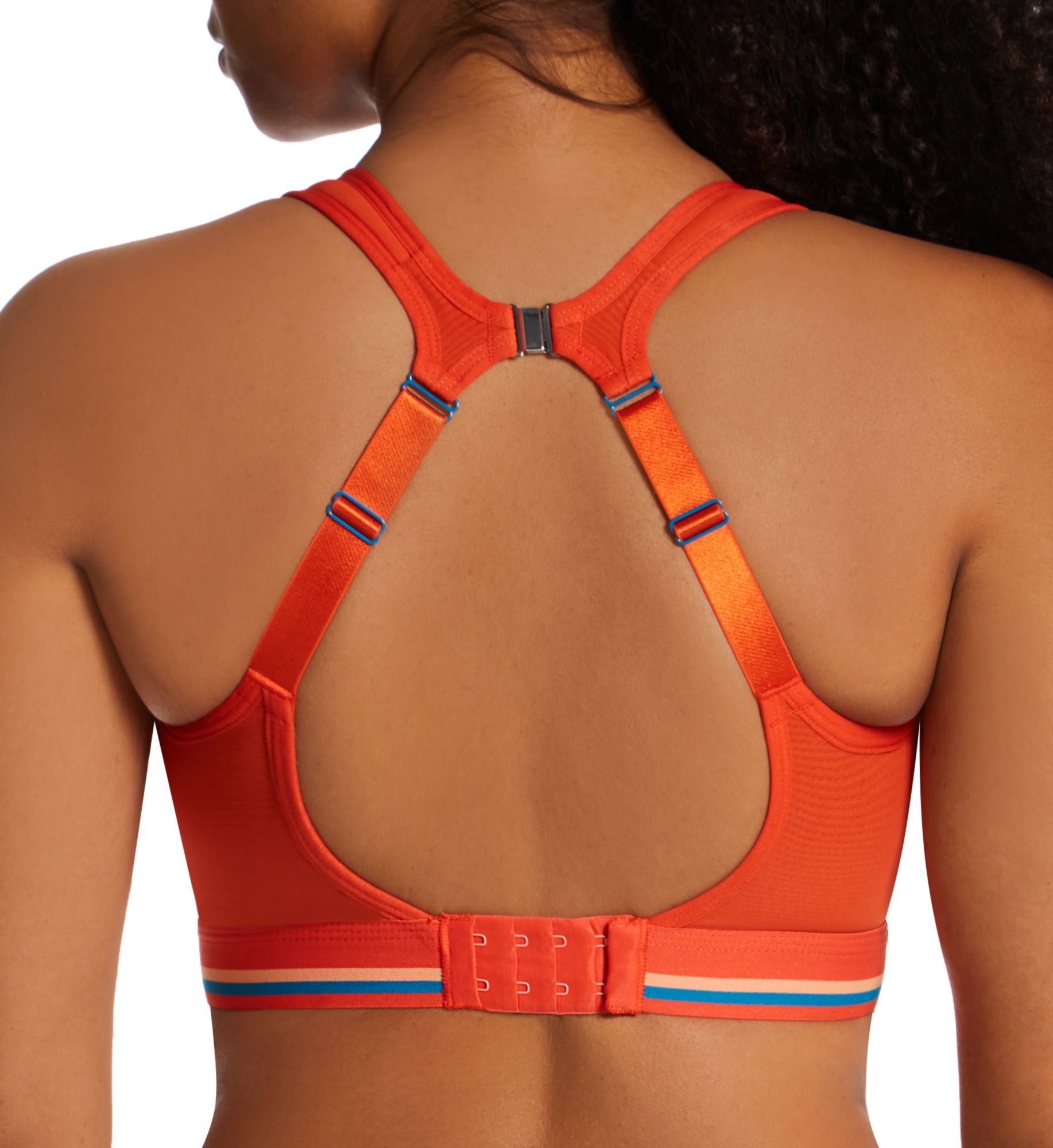 Panache Racerback Wireless Sports Bra Sunrise Orange 36C  - Image 2