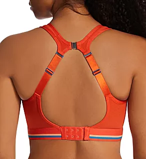 Racerback Wireless Sports Bra Sunrise Orange 28DD