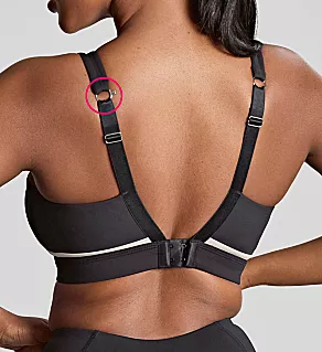 Freedom Non Wired Padded Sports Bra Black/Chalk 30D