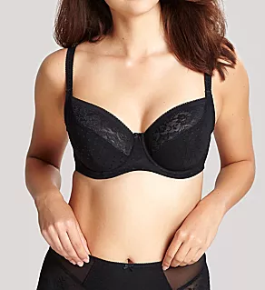 Olivia Multi Part Cup Balconnet Bra Black 30D
