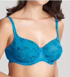 Tango Balconnet Bra with Shiny Trim Vivid Turq 32D