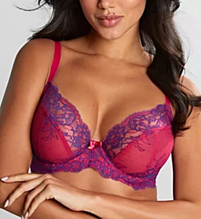 Ana Non-Padded Plunge Underwire Bra Orchid/Indigo 38HH