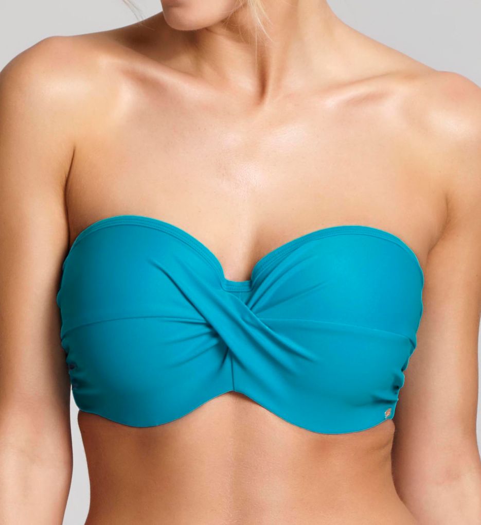 Anya Twist Bandeau Bikini Swim Top