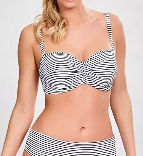 Panache Anya Stripe Bandeau Bikini Swim Top SW0893