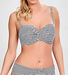 Anya Stripe Bandeau Bikini Swim Top