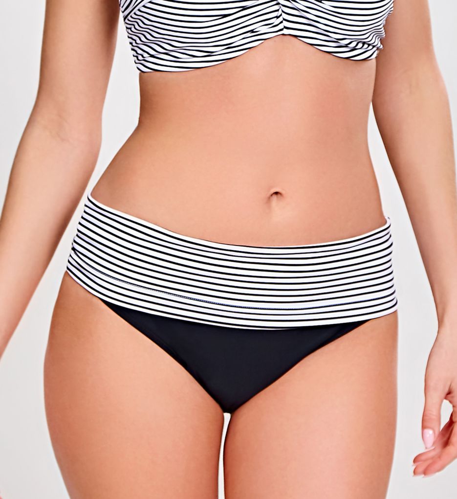 Anya Stripe Folded Swim Bottom